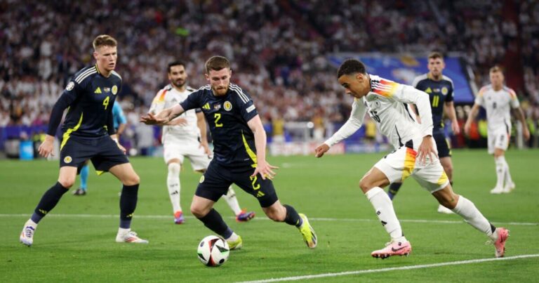 Scotland crushed by Germany at Euro 2024 as Clarke and MacPhee clash